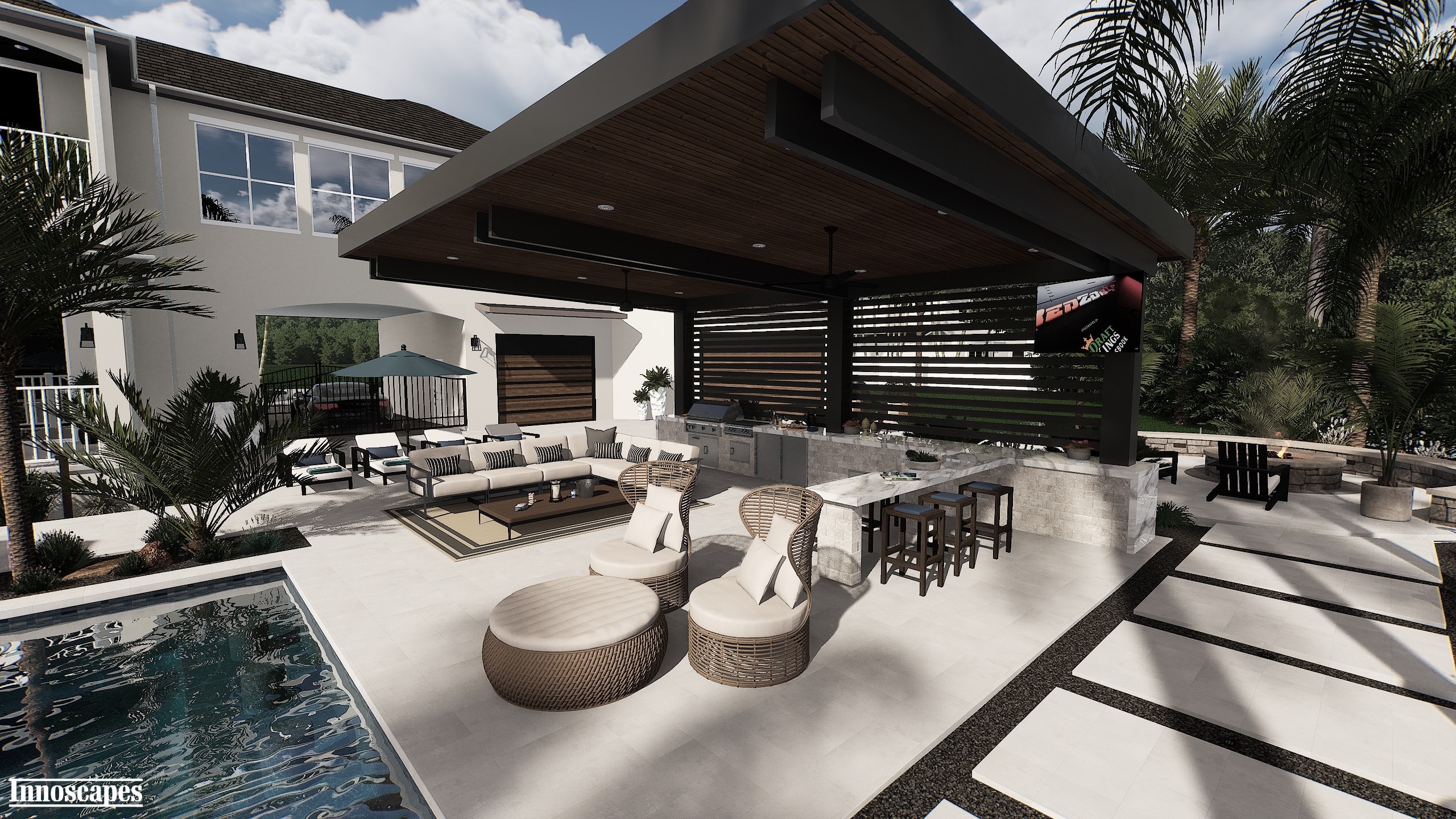 Modern Pool Pavilion