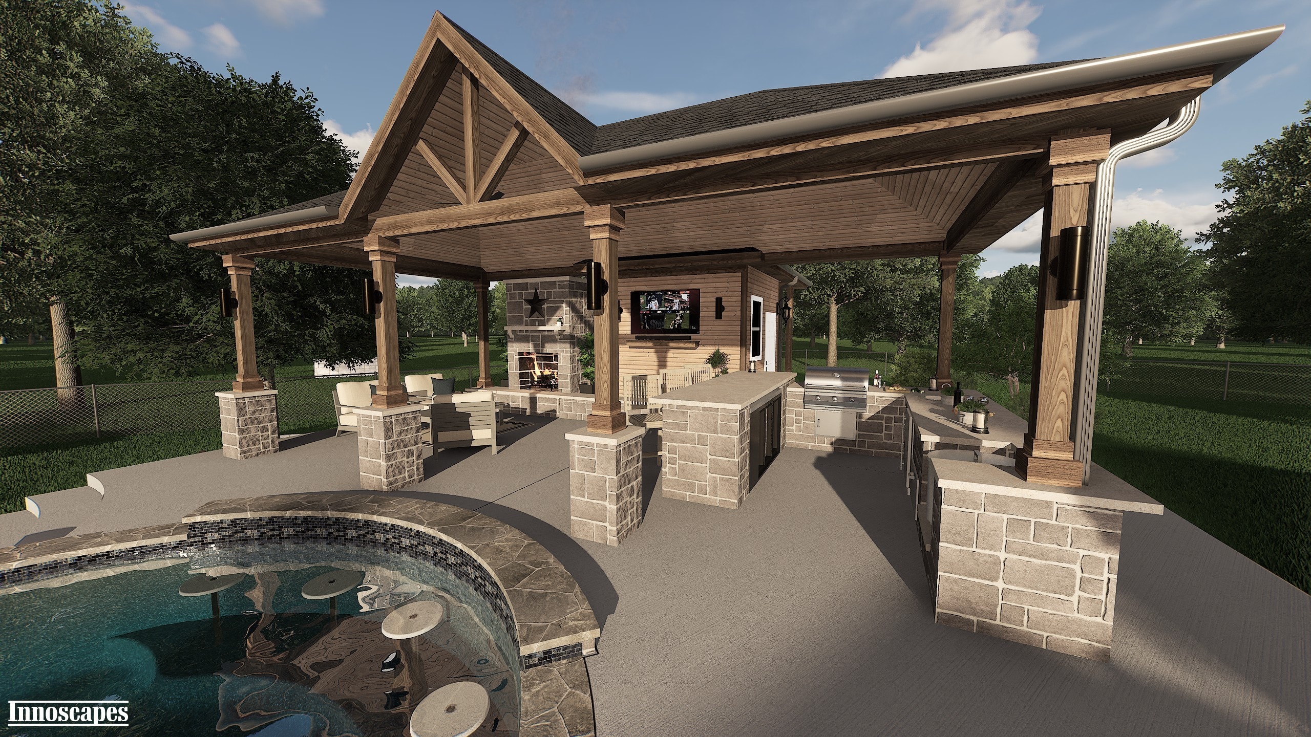 Rustic Pavilion & Kitchen